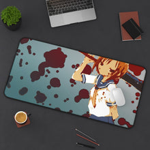 Load image into Gallery viewer, When They Cry Mouse Pad (Desk Mat) On Desk
