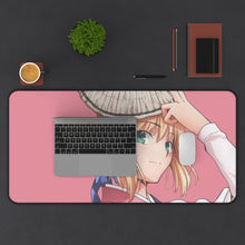 Load image into Gallery viewer, Saber Lily Mouse Pad (Desk Mat) With Laptop
