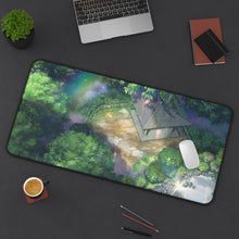 Cargar imagen en el visor de la galería, The Garden Of Words Mouse Pad (Desk Mat) On Desk
