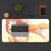 Cargar imagen en el visor de la galería, Spice And Wolf Mouse Pad (Desk Mat) With Laptop
