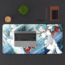 Cargar imagen en el visor de la galería, Neon Genesis Evangelion Rei Ayanami Mouse Pad (Desk Mat) With Laptop
