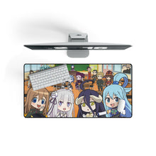 Load image into Gallery viewer, Isekai Quartet Mouse Pad (Desk Mat) On Desk
