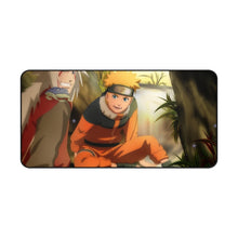 Load image into Gallery viewer, Naruto and Jiraiya Mouse Pad (Desk Mat)
