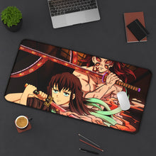 Charger l&#39;image dans la galerie, Demon Slayer: Kimetsu No Yaiba Mouse Pad (Desk Mat) On Desk
