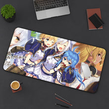 Charger l&#39;image dans la galerie, Rokudenashi Majutsu Koushi To Akashic Records Sistine Fibel, Glenn Radars, Rumia Tingel, Celica Arfonia, Albert Frazer Mouse Pad (Desk Mat) On Desk
