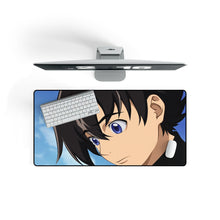 Cargar imagen en el visor de la galería, Mirai Nikki Yukiteru Amano Mouse Pad (Desk Mat) On Desk
