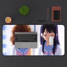 Charger l&#39;image dans la galerie, Sound! Euphonium Kumiko Oumae, Reina Kousaka Mouse Pad (Desk Mat) With Laptop
