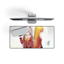 Charger l&#39;image dans la galerie, Nao Tomori and Yusa Nishimori holding hands Mouse Pad (Desk Mat) On Desk
