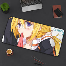 Charger l&#39;image dans la galerie, Infinite Stratos Mouse Pad (Desk Mat) On Desk
