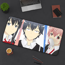 Charger l&#39;image dans la galerie, My Teen Romantic Comedy SNAFU Hachiman Hikigaya, Yukino Yukinoshita, Yui Yuigahama Mouse Pad (Desk Mat) On Desk
