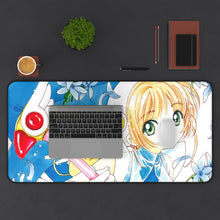 Cargar imagen en el visor de la galería, Cardcaptor Sakura Sakura Kinomoto, Keroberos Mouse Pad (Desk Mat) With Laptop
