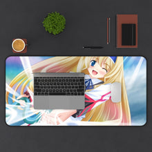 Charger l&#39;image dans la galerie, Infinite Stratos Mouse Pad (Desk Mat) With Laptop
