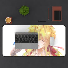 Charger l&#39;image dans la galerie, Violet Evergarden Violet Evergarden Mouse Pad (Desk Mat) With Laptop
