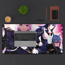 Charger l&#39;image dans la galerie, Rokudenashi Majutsu Koushi To Akashic Records Sistine Fibel, Glenn Radars, Rumia Tingel Mouse Pad (Desk Mat) With Laptop
