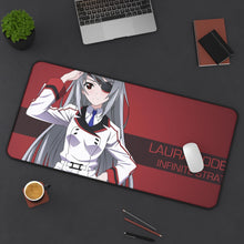 Charger l&#39;image dans la galerie, Infinite Stratos Laura Bodewig Mouse Pad (Desk Mat) On Desk
