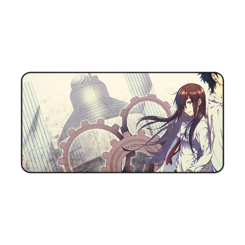 Makise Kurisu & Rintarou Kyouma Mouse Pad (Desk Mat)