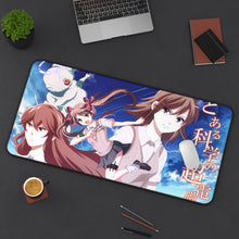 Load image into Gallery viewer, A Certain Scientific Railgun Mouse Pad (Desk Mat) On Desk
