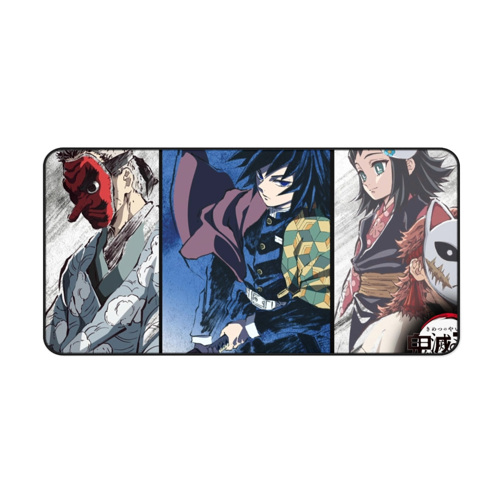 Giyuu Tomioka, Sabito, Makomo and Sakonji Urokodaki Mouse Pad (Desk Mat)