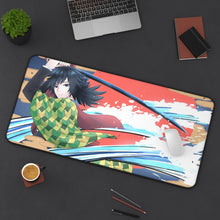 Charger l&#39;image dans la galerie, Giyuu Tomioka Mouse Pad (Desk Mat) On Desk
