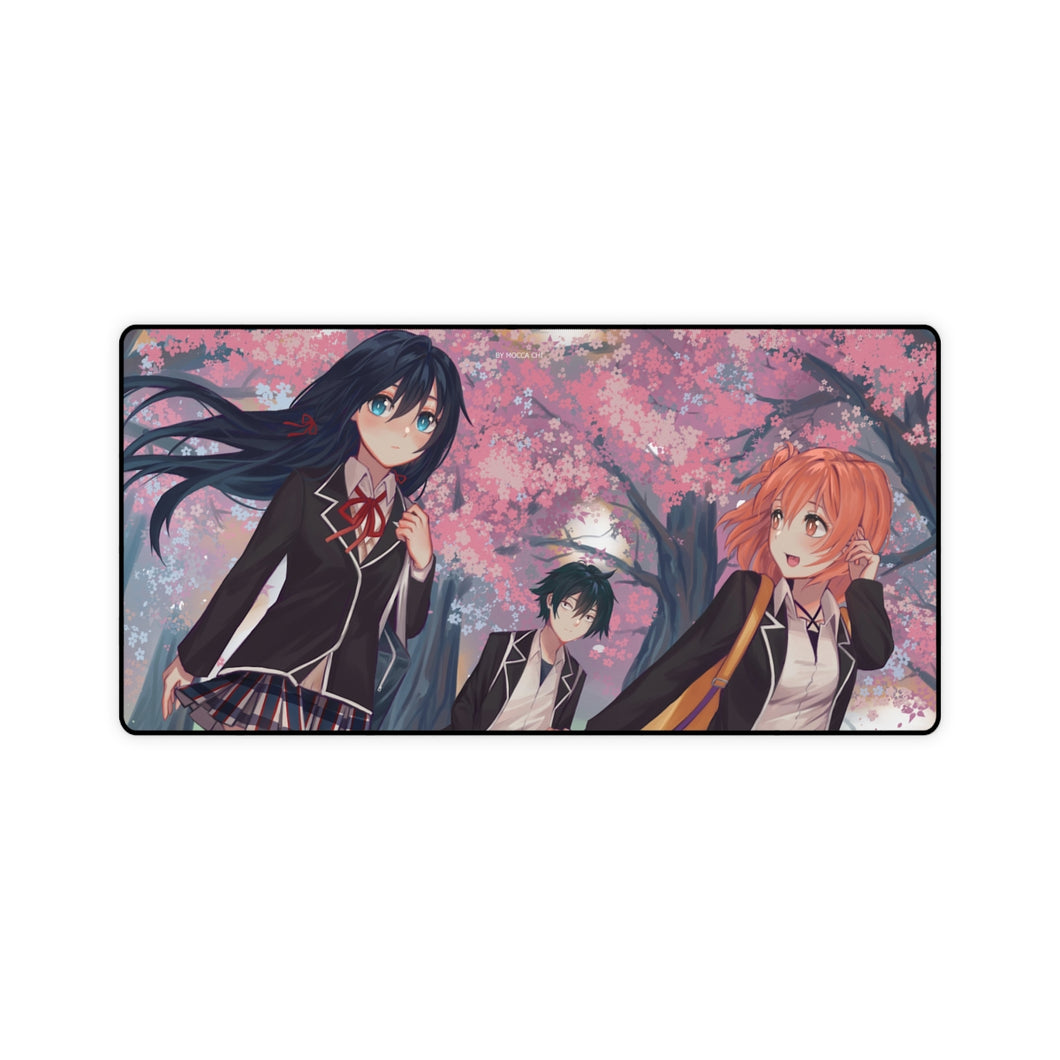 My Teen Romantic Comedy SNAFU Hachiman Hikigaya, Yukino Yukinoshita, Yui Yuigahama Mouse Pad (Desk Mat)