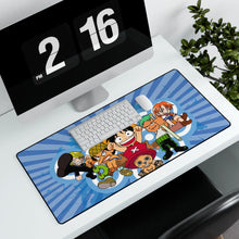 Cargar imagen en el visor de la galería, One Piece Monkey D. Luffy, Roronoa Zoro, Sanji, Tony Tony Chopper, Nami Mouse Pad (Desk Mat) With Laptop
