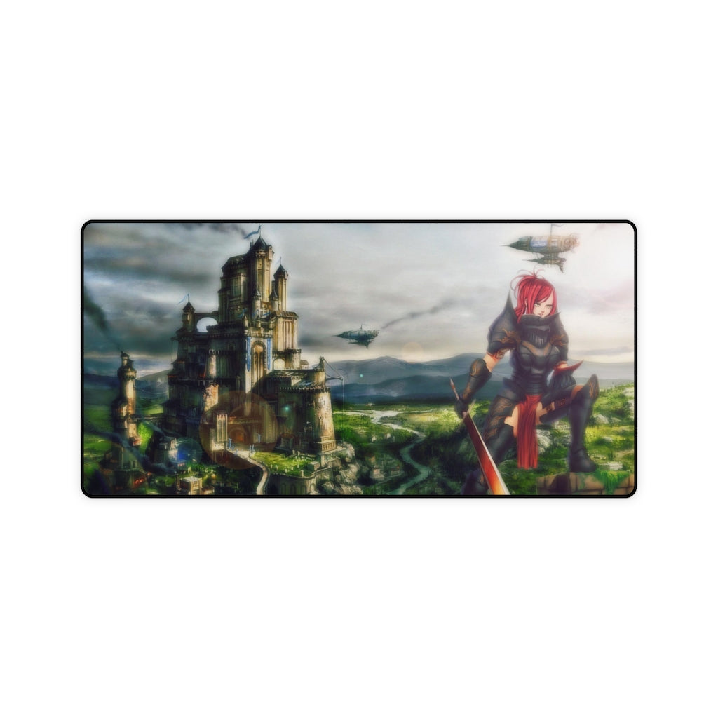 Erza Scarlet - Knight & Castle Mouse Pad (Desk Mat)