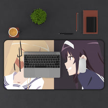 Cargar imagen en el visor de la galería, Saekano: How To Raise A Boring Girlfriend Mouse Pad (Desk Mat) With Laptop
