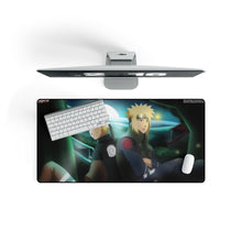 Load image into Gallery viewer, Naruto and Minato Mouse Pad (Desk Mat) On Desk
