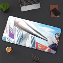 Load image into Gallery viewer, A Certain Scientific Railgun Mouse Pad (Desk Mat) On Desk
