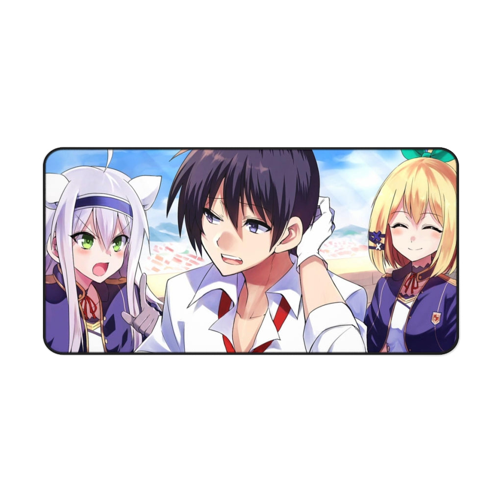 Rokudenashi Majutsu Koushi To Akashic Records Sistine Fibel, Glenn Radars, Rumia Tingel Mouse Pad (Desk Mat)