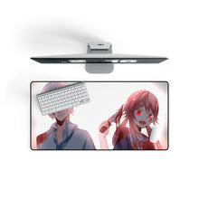 Charger l&#39;image dans la galerie, Mirai Nikki Yuno Gasai, Aru Akise Mouse Pad (Desk Mat) On Desk
