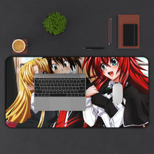 Cargar imagen en el visor de la galería, High School DxD Rias Gremory, Issei Hyoudou, Asia Argento Mouse Pad (Desk Mat) With Laptop
