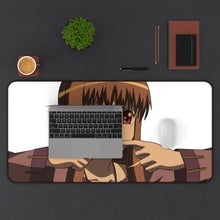 Cargar imagen en el visor de la galería, Spice And Wolf Mouse Pad (Desk Mat) With Laptop
