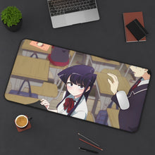 Cargar imagen en el visor de la galería, Komi Can&#39;t Communicate Komi Shouko, Tadano Hitohito Mouse Pad (Desk Mat) On Desk
