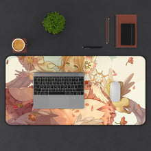 Load image into Gallery viewer, Cardcaptor Sakura Sakura Kinomoto, Keroberos Mouse Pad (Desk Mat) With Laptop
