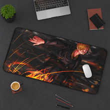 Load image into Gallery viewer, One Piece Sanji Mouse Pad (Desk Mat) With Laptop
