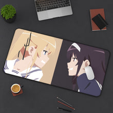 Cargar imagen en el visor de la galería, Saekano: How To Raise A Boring Girlfriend Mouse Pad (Desk Mat) On Desk
