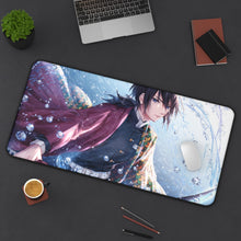 Load image into Gallery viewer, Giyuu Tomioka Mouse Pad (Desk Mat) On Desk
