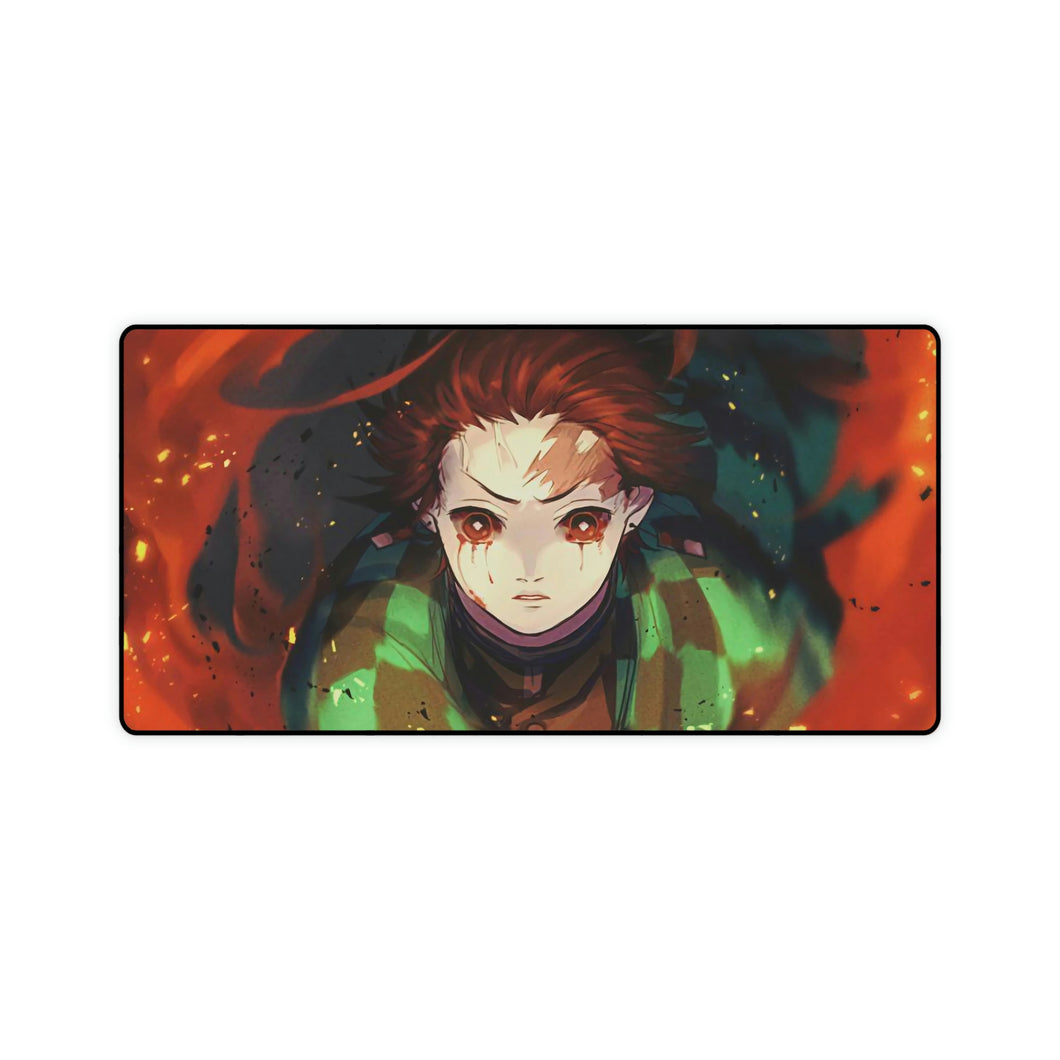 Tanjiro, Flame, Kimetsu no Yaiba, Mouse Pad (Desk Mat)