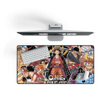 Cargar imagen en el visor de la galería, One Piece Monkey D. Luffy, Roronoa Zoro, Sanji, Nico Robin, Tony Tony Chopper Mouse Pad (Desk Mat) On Desk
