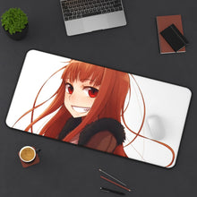 Cargar imagen en el visor de la galería, Spice And Wolf Mouse Pad (Desk Mat) On Desk
