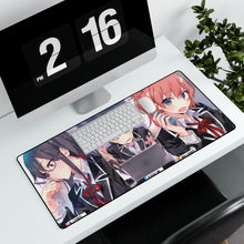 Charger l&#39;image dans la galerie, My Teen Romantic Comedy SNAFU Hachiman Hikigaya, Yukino Yukinoshita, Yui Yuigahama Mouse Pad (Desk Mat) With Laptop
