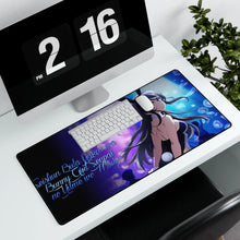 Cargar imagen en el visor de la galería, Rascal Does Not Dream Of Bunny Gorl Senpai Mouse Pad (Desk Mat)
