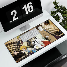 Cargar imagen en el visor de la galería, Bungou Stray Dogs Osamu Dazai, Atsushi Nakajima, Ranpo Edogawa, Akiko Yosano, Doppo Kunikida Mouse Pad (Desk Mat) With Laptop
