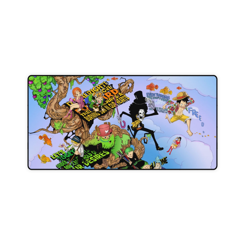 One Piece Monkey D. Luffy, Roronoa Zoro, Sanji, Nico Robin, Tony Tony Chopper Mouse Pad (Desk Mat)