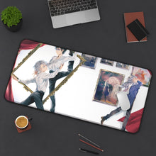 Cargar imagen en el visor de la galería, Yuri!!! On Ice Victor Nikiforov, Yuuri Katsuki Mouse Pad (Desk Mat) On Desk
