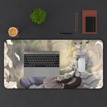 Load image into Gallery viewer, Saber Lily Mouse Pad (Desk Mat) With Laptop
