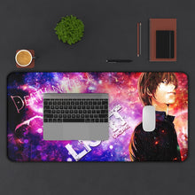 Cargar imagen en el visor de la galería, Death Note Light Yagami Mouse Pad (Desk Mat) With Laptop
