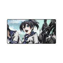 Load image into Gallery viewer, Black Rock Shooter Mouse Pad (Desk Mat)
