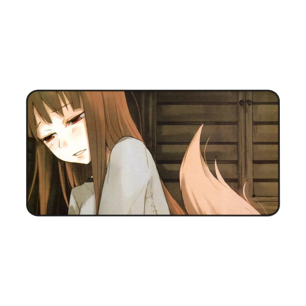 Spice And Wolf Mouse Pad (Desk Mat)